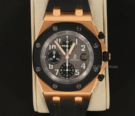 audemars piguet royal oak offshore rubber clad rose gold|royal oak offshore collection sale.